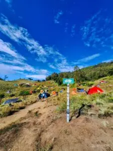 Peta Jalur Pendakian gunung butak via panderman